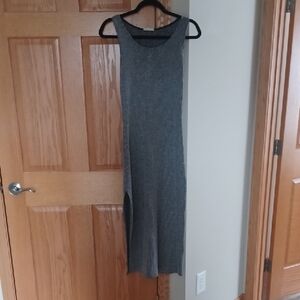 Sleeveless Gray Dress